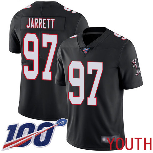 Atlanta Falcons Limited Black Youth Grady Jarrett Alternate Jersey NFL Football 97 100th Season Vapor Untouchable